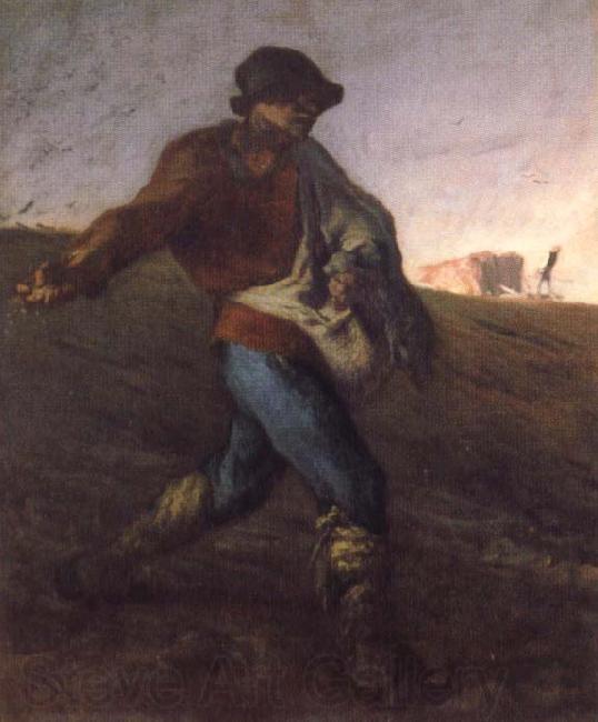 Gustave Courbet The Sower Norge oil painting art